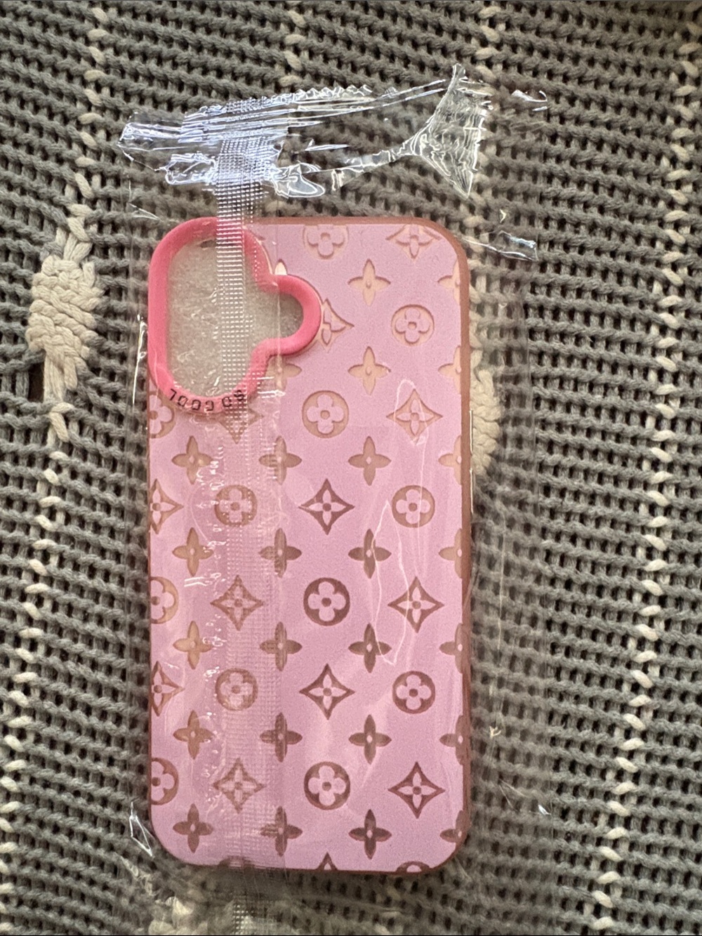 Pink Designer-Style Floral Pattern Phone Case IPhone 16